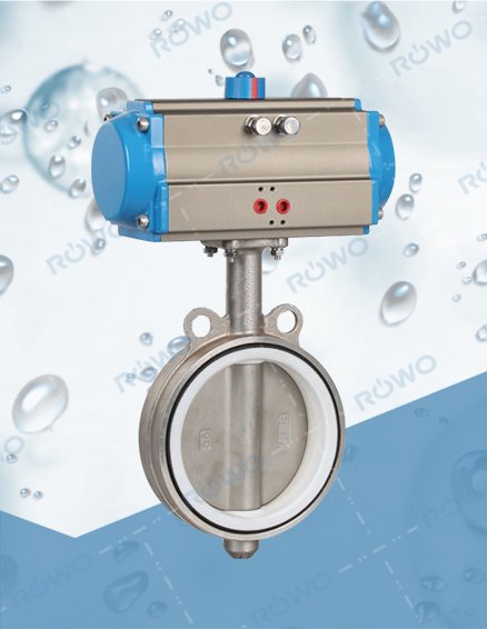 氣動(dòng)襯氟蝶閥（對(duì)夾）